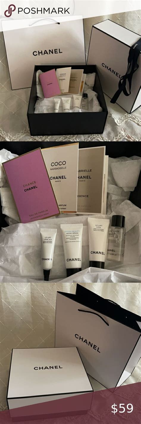 chanel perfume samples set|Chanel mademoiselle perfume gift set.